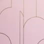 Rideaux a oeillets 140 x 260 cm domea Rose/or