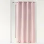 Rideaux a oeillets 140 x 260 cm domea Rose/or