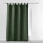 Rideau a passants 140 x 260 cm polyester uni essentiel Kaki