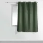Rideau a oeillets metal 140 x 180 cm polyester uni essentiel Kaki