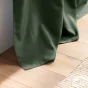 Rideau a oeillets metal 140 x 260 cm polyester uni essentiel Kaki