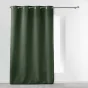 Rideau a oeillets metal 140 x 260 cm polyester uni essentiel Kaki