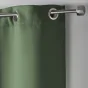 Rideau occultant à œillets 140 x 180 cm – Uni Kaki – Petite hauteur –