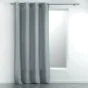 Rideau a oeillets 140 x 280 cm tisse uni meliane Gris