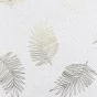 rideau a oeillets 140 x 260 cm polyester imprime metallise sunny gold