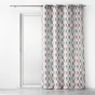 Rideau tamisant a oeillets 140 x 260 cm polyester Palpito Rose
