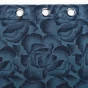Rideau a oeillets 140 x 260 cm jacquard rosalina Navy