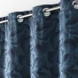 Rideau a oeillets 140 x 260 cm jacquard rosalina Navy