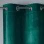 Rideau tamisant a oeillets 140 x 240 cm velours Velvetine Pétrole