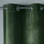 Rideau tamisant a oeillets 140 x 240 cm velours Velvetine Kaki