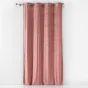Rideau tamisant a oeillets 140 x 240 cm velours imprimé or bellagold Rose