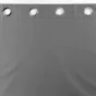 Rideau a oeillets 140 x 260 cm 100% occultant/microfibre unie obscure Anthracite