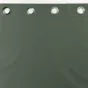 Rideau a oeillets 140 x 260 cm 100% occultant/microfibre unie obscure Kaki