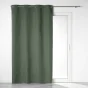 Rideau a oeillets 140 x 260 cm 100% occultant/microfibre unie obscure Kaki