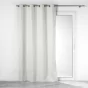 Rideau thermique 140 x 260 cm 100% occultant/jacquard darko Blanc