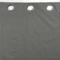 Rideau thermique 140 x 260 cm 100% occultant/jacquard darko Anthracite