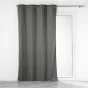 Rideau thermique 140 x 260 cm 100% occultant/jacquard darko Anthracite