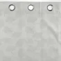 Rideau a oeillets 140 x 260 cm 100% occultant/jacquard Lunella Gris