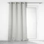 Rideau a oeillets 140 x 260 cm 100% occultant/jacquard Lunella Gris