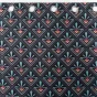 rideau a oeillets 135 x 260 cm 100% occultant/microfibre imp. yuko