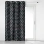 rideau a oeillets 135 x 260 cm 100% occultant/microfibre imp. yuko