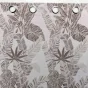 Rideau a oeillets 140 x 260 cm jacquard faggy Taupe