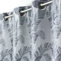 Rideau a oeillets 140 x 260 cm jacquard faggy Bleu