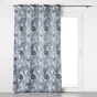 Rideau a oeillets 140 x 260 cm jacquard faggy Bleu