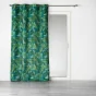 Rideau a oeillets 140 x 260 cm polyester imprime rio Bleu