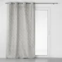 Rideau a oeillets 140 x 260 cm polyester imprime metallise vilanelle Sans