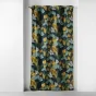 Rideau a oeillets 140 x 240 cm coton imprimé Panazio Bleu-Jaune
