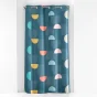 Rideau a oeillets 140 x 260 cm polyester imprime pop art Sans
