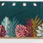 Rideau a oeillets 140 x 240 cm coton uni+ haut en jute Jacala