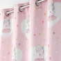 Rideau a oeillets 140 x 260 cm polyester imprime metallise petite etoile Sans