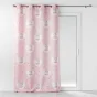 Rideau a oeillets 140 x 260 cm polyester imprime metallise petite etoile Sans