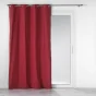 Rideau à oeillets 140 x 240 cm coton recyclé Mistraline Bordeaux