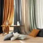 COUSSIN DEHOUSSABLE COMPRESSE 45 x 45 CM COTON/POLYESTER RECYCLE GRS TWILY SAUGE