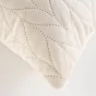Housse de Coussin 40 x 40 cm – Velours Uni Daisy Naturel