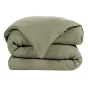 Housse de couette double gaze de coton 260 x 240 cm – Gaia Romarin 