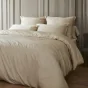 Taie d'oreiller 63 x 63 cm satin de bambou Salomé Naturel