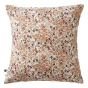 Taie d'oreiller 60 x 60 cm gaze de coton imprimée capucine pampa Naturel