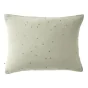 taie d'oreiller 50 x 70 cm gaze de coton gaïa chic eucalyptus