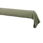 Taie de traversin gaze de coton 85 x 185 cm gaia romarin Kaki