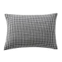 Taie d'oreiller carrée 50 x 70 cm en gaze de coton tissée – Vickie Noir