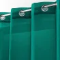 Voilage à œillets 140 x 240 cm – Étamine Crash Telma Vert Émeraude