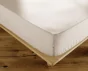 Drap-housse 1 personne Ambre Pampa – 90 x 190 cm – Bonnet 30 cm – Coton 57 fils/cm²