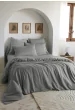 Taie de Traversin 43 x 185 cm - Lyocell Uni Lysandre Stone - 147 g/m²
