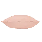 Coussin déhoussable 60 x 60 cm – Essentiel polyester uni Rose Poudre
